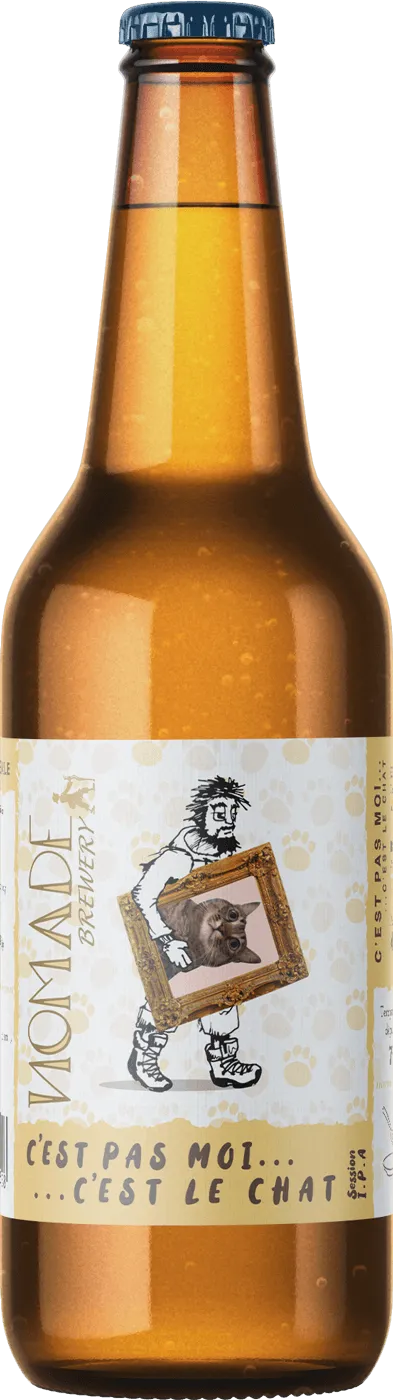 La bière nomade "C’est pas moi c’est le chat"